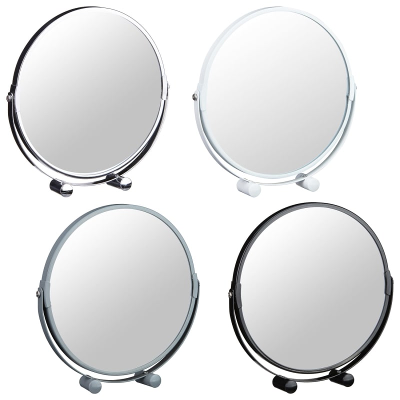 Maine Round Mirror Black Mirrors B&M Stores