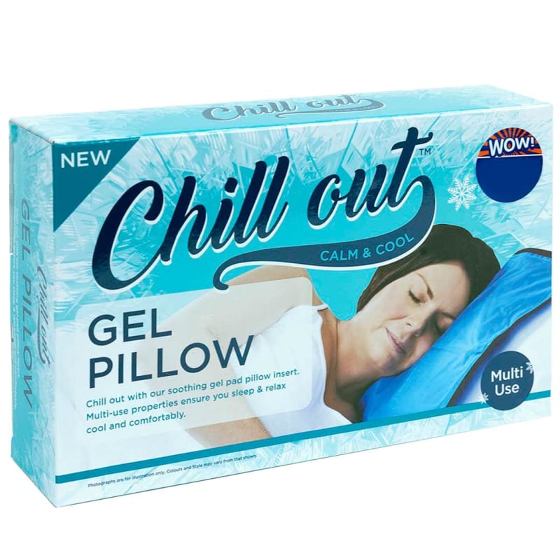 Chill Out Calm & Cool Gel Pillow Bedding Pillows B&M