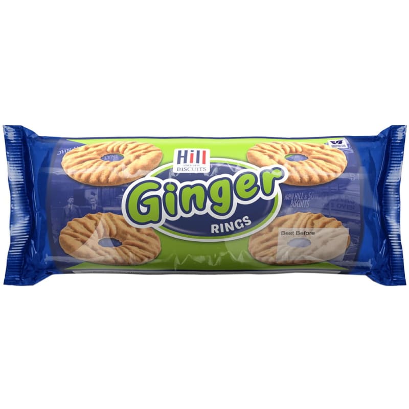 Hill Ginger Biscuit Rings 150g Biscuits & Crackers B&M Stores