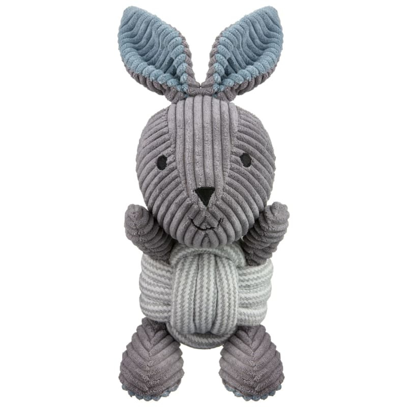 Woof & Co Knotted Tummy Dog Toy Rabbit Dog Toys B&M