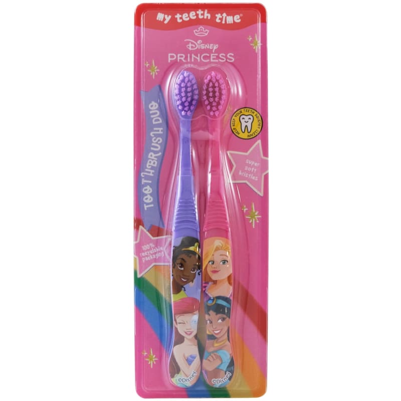 Disney Princess Toothbrush 2pk | Toothpaste | B&M Stores