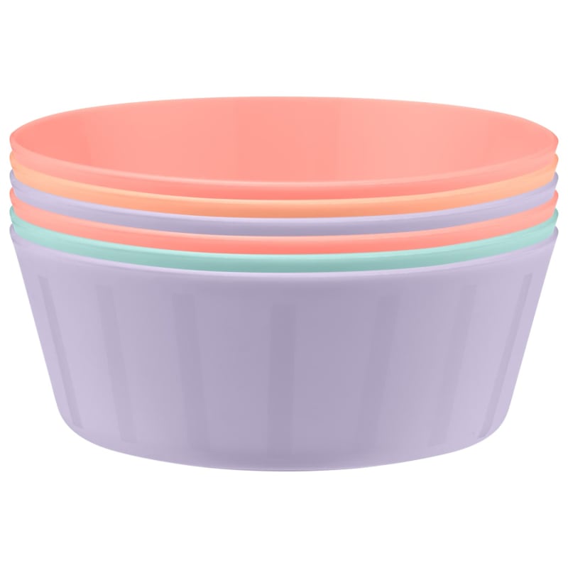 Simply Kids Colour Bowls Pastel Dinner Plates & Bowls B&M
