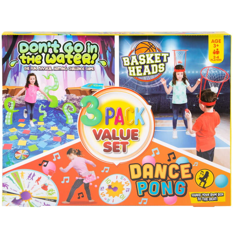 Value Games Set 3pk Board Games B&M Stores