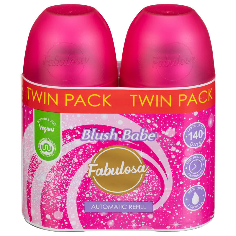 Fabulosa Automatic Refill 2pk Blush Babe Air Fresheners B&M