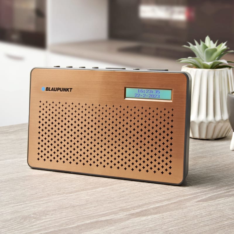 Blaupunkt DAB FM Radio Rose Gold Electricals Radios B&M