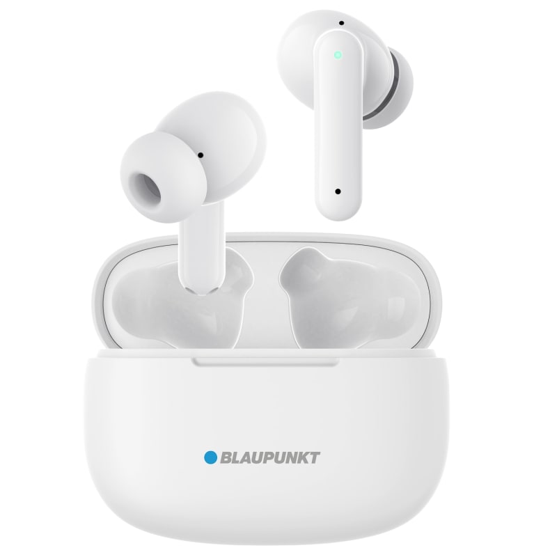 Blaupunkt True Wireless Earbuds White Headphones B&M