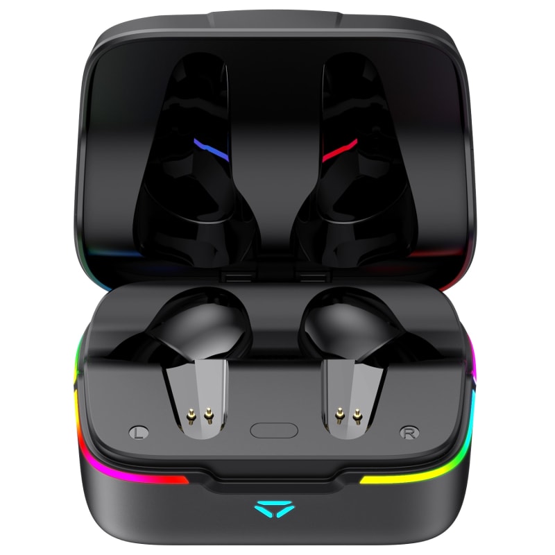 Goodmans Wireless LED Gaming Earphones Black Earphones B&M