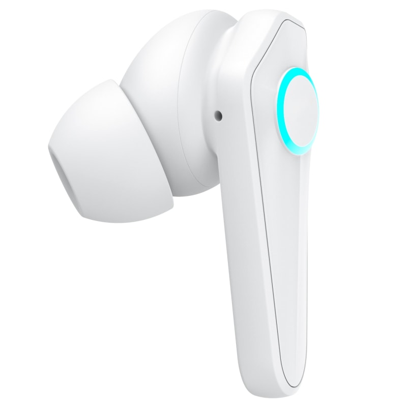 Goodmans Wireless LED Gaming Earphones White Earphones B&M