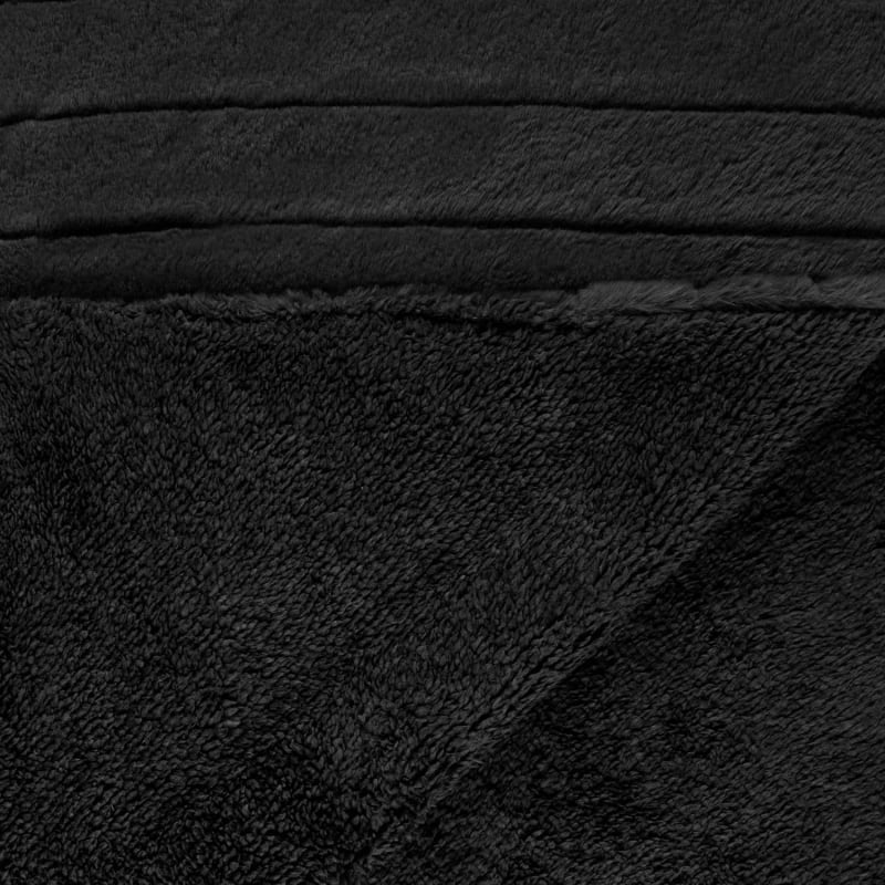 Simply Everyday Arctic Fur Throw Black Throws B&M