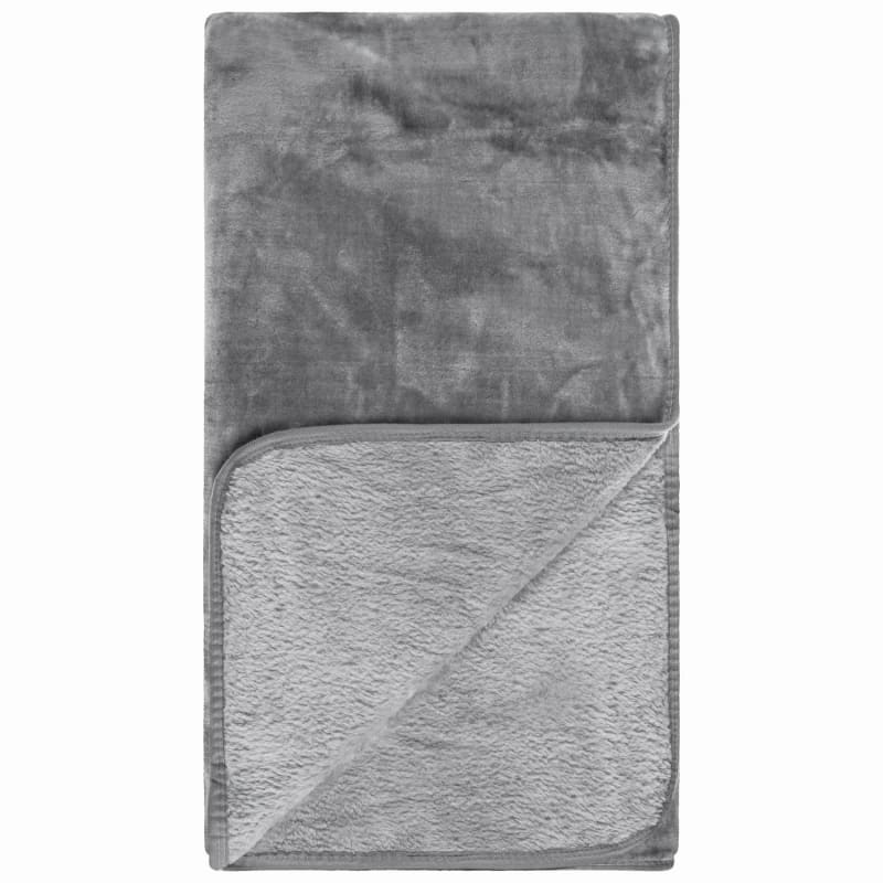 Felix Faux Mink Throw Charcoal Home Furnishings, Throws B&M