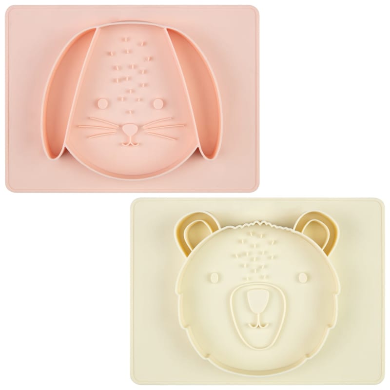 Silicone Non Slip Plate Rabbit Dinner Plates B&M Stores