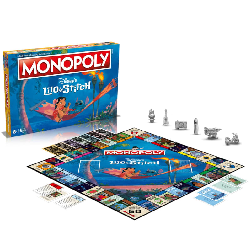 Monopoly Lilo & Stitch Board Games B&M Stores