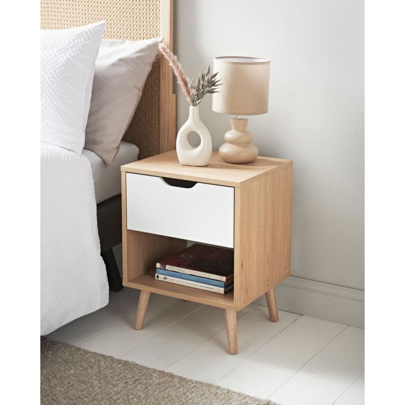 Eslov Bedside Table Bedside Tables B&M