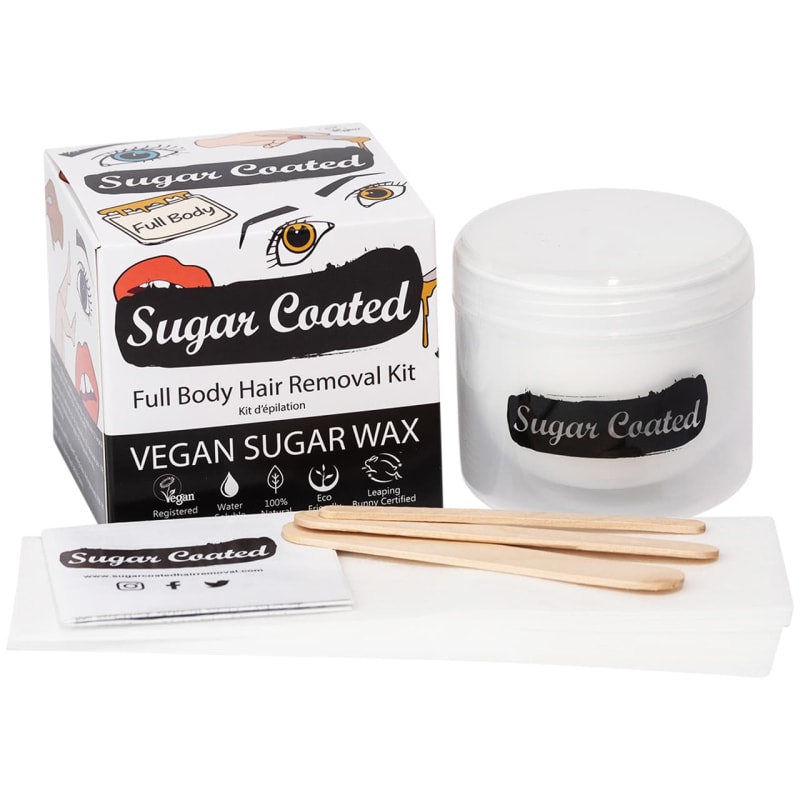 Sugar Coated Full Body Hair Removal Wax Kit 250g Hair Removal B&M