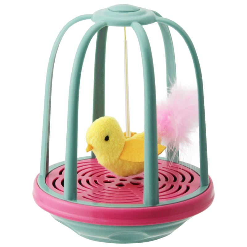 Bird Cage Cat Toy Pink Cat Accessories B&M