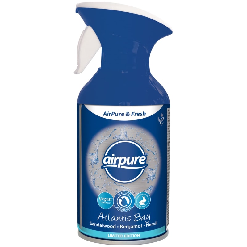 Airpure & Fresh Air Freshener 250ml Atlantis Bay B&M Stores