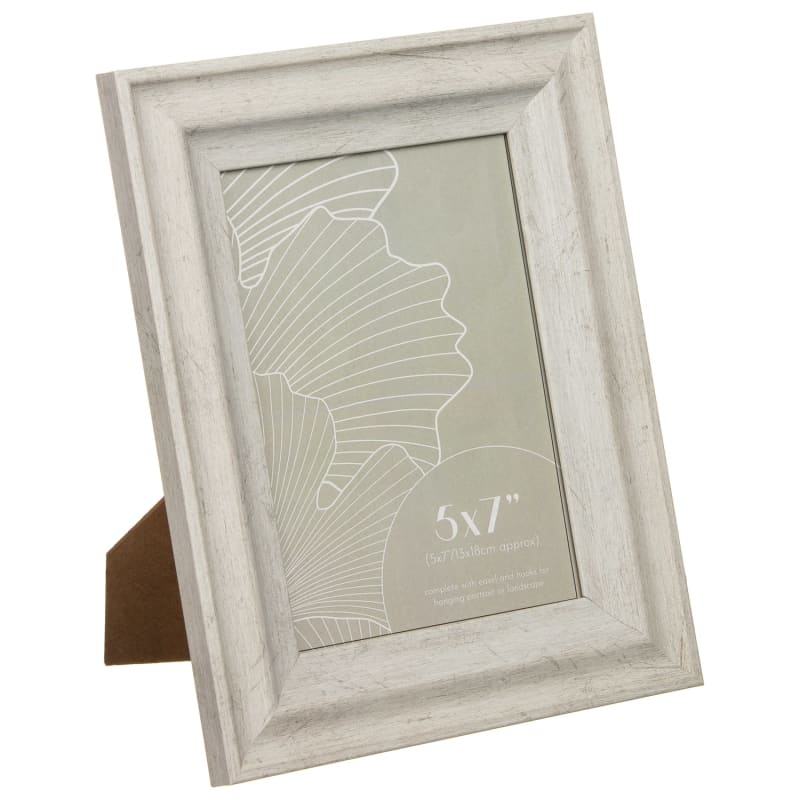 Brooklyn Photo Frame 5 x 7" Grey Photo Frames B&M