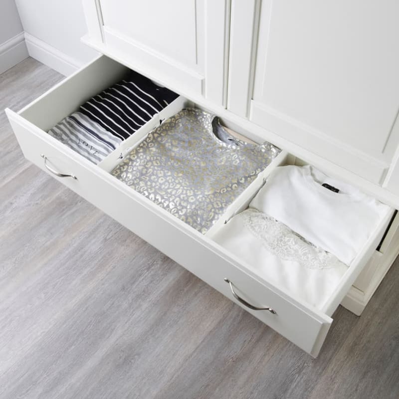 Home Essentials Drawer Dividers 2pk Storage Accessories B&M