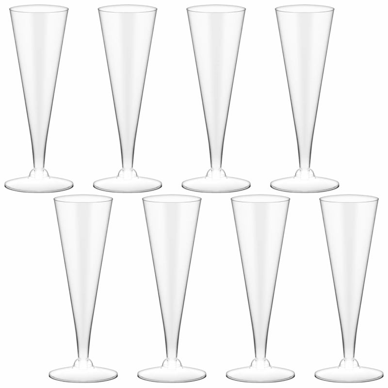 Champagne Flutes 8pk Party Shop B&M