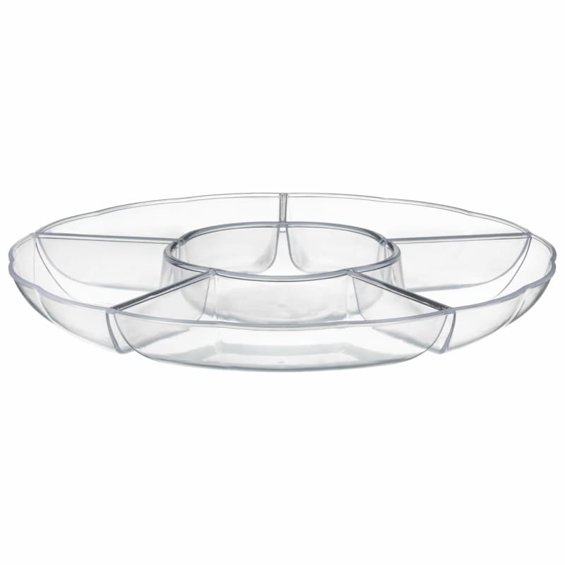 Clear Chip & Dip Bowl