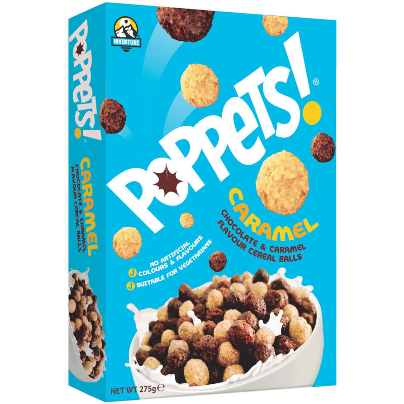 Poppets Cereal 275g Caramel Breakfast Cereal B&M Stores