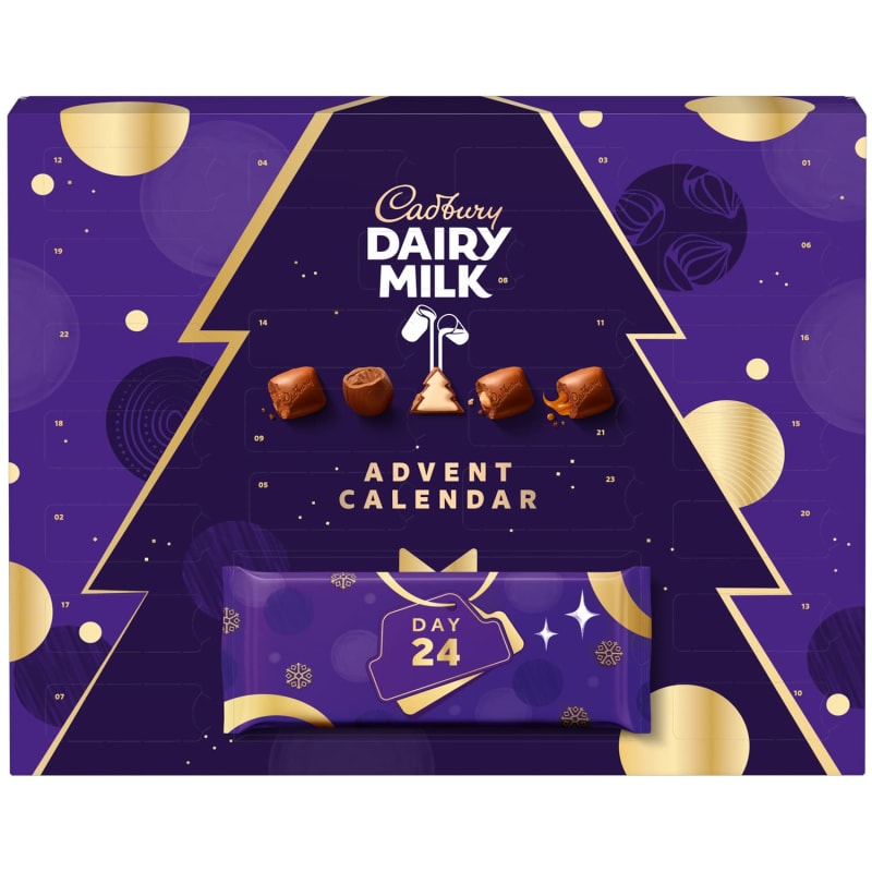 Cadbury Dairy Milk Advent Calendar 348g Advent Calendars B&M