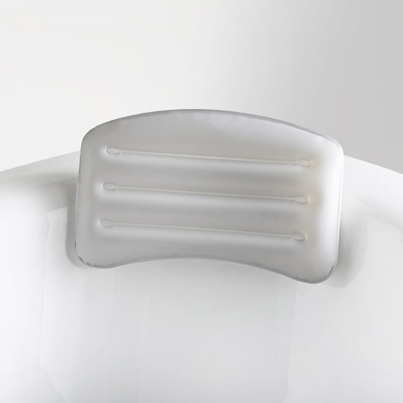 Waterproof Suction Bath Pillow Grey Bath Pillows B&M Stores