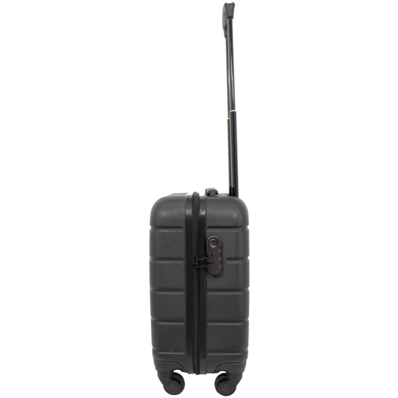 Hard Shell Cabin Case Black Luggage B&M Stores