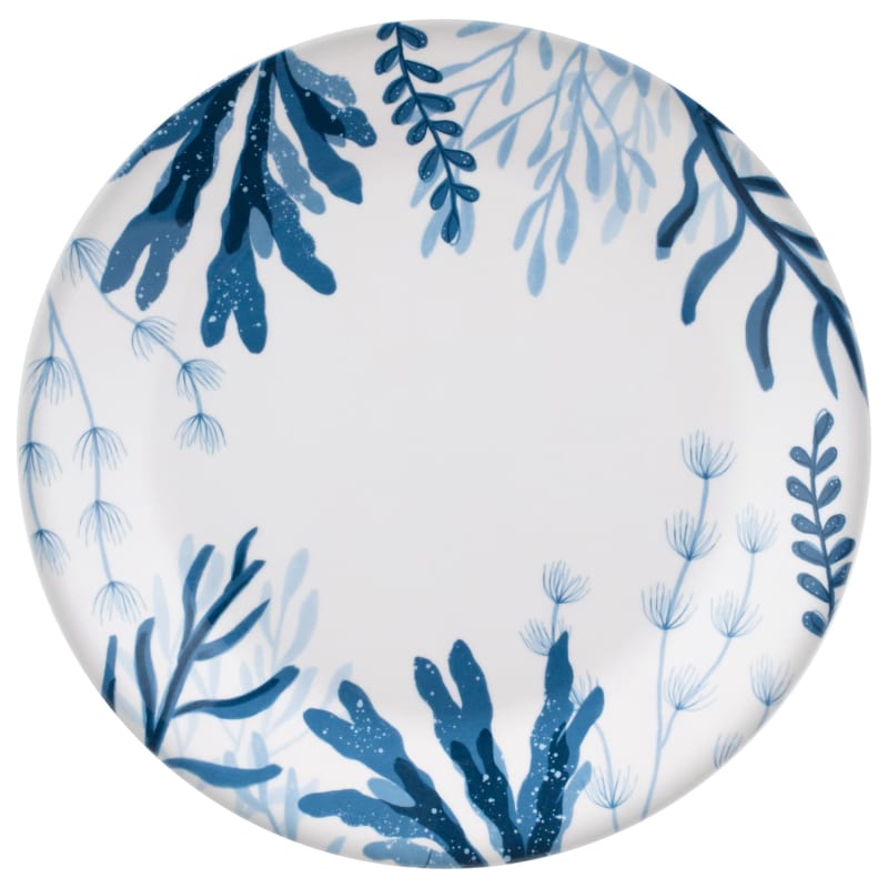 Ocean Print Picnic Plate Coral Picnicware B&M Stores