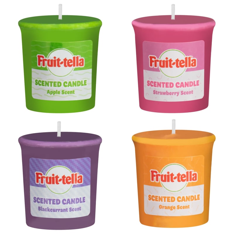Fruittella Scented Candle Strawberry Candles B&M Stores