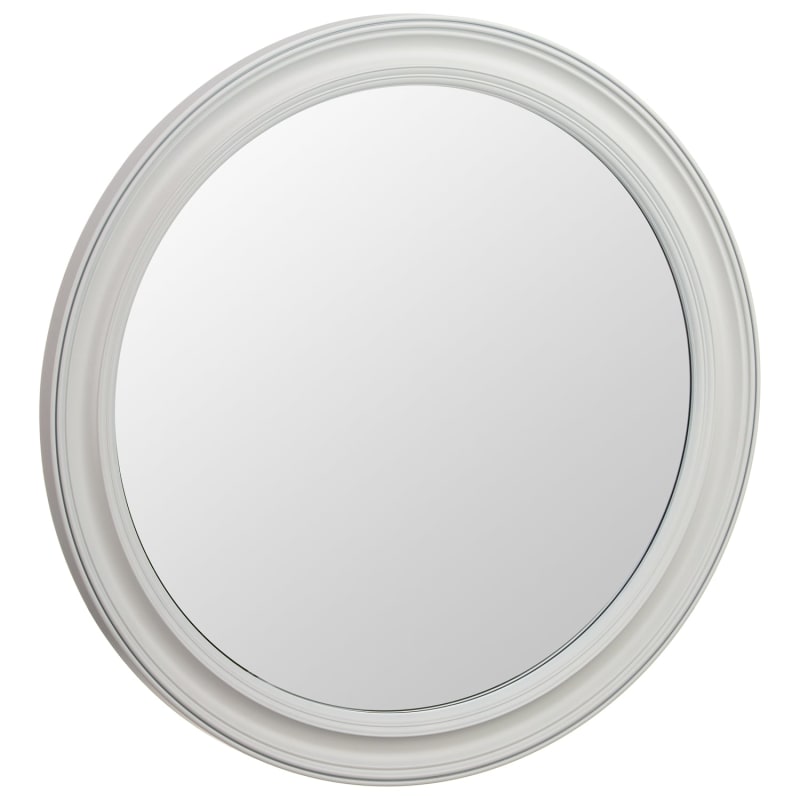 Traditional Round Mirror Grey Mirrors B&M