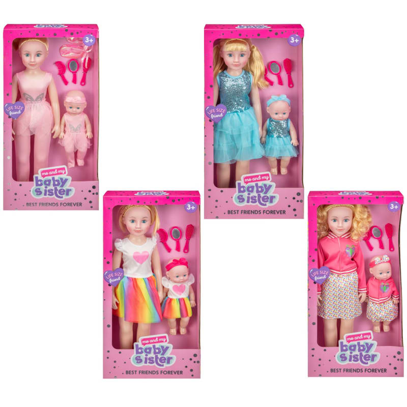 Barbie Doll Set Me And My Baby Sister Doll Barbie Sisters Dolls