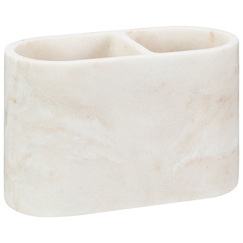 Marble Toothbrush Holder Natural Bathroom Accessories B&M