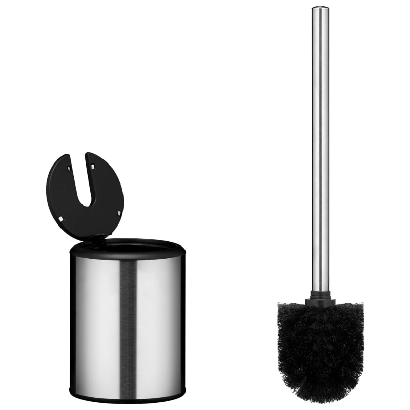 Open Lid Toilet Brush Stainless Steel Bathroom Accessories B&M Stores