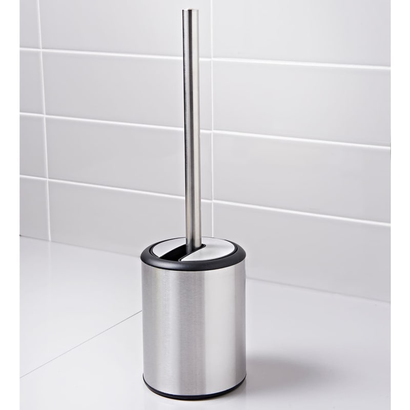 Open Lid Toilet Brush Stainless Steel Bathroom Accessories B&M Stores