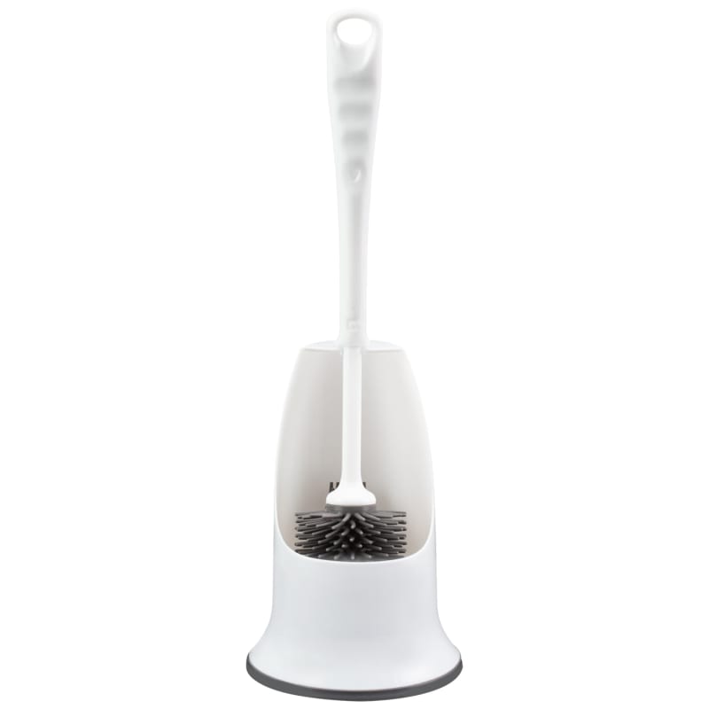 Simply Everyday Toilet Brush Rim Cleaner Grey Toilet Brushes B&M