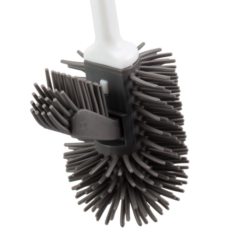 Simply Everyday Toilet Brush Rim Cleaner Grey Toilet Brushes B&M