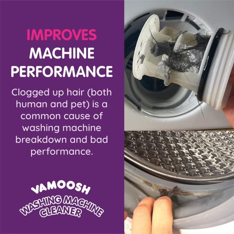 Vamoosh Washing Machine Cleaner 175g Sparkling Lemon Cleaners B&M