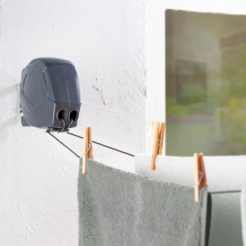 Addis 2 Line Retractable Clothes Line 26m | Laundry | B&M