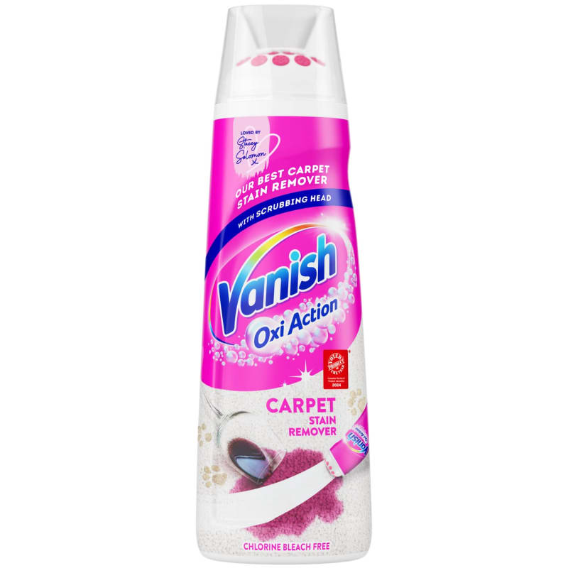 Vanish Oxi Action Carpet Stain Remover 195ml Carpet Cleaner B&M