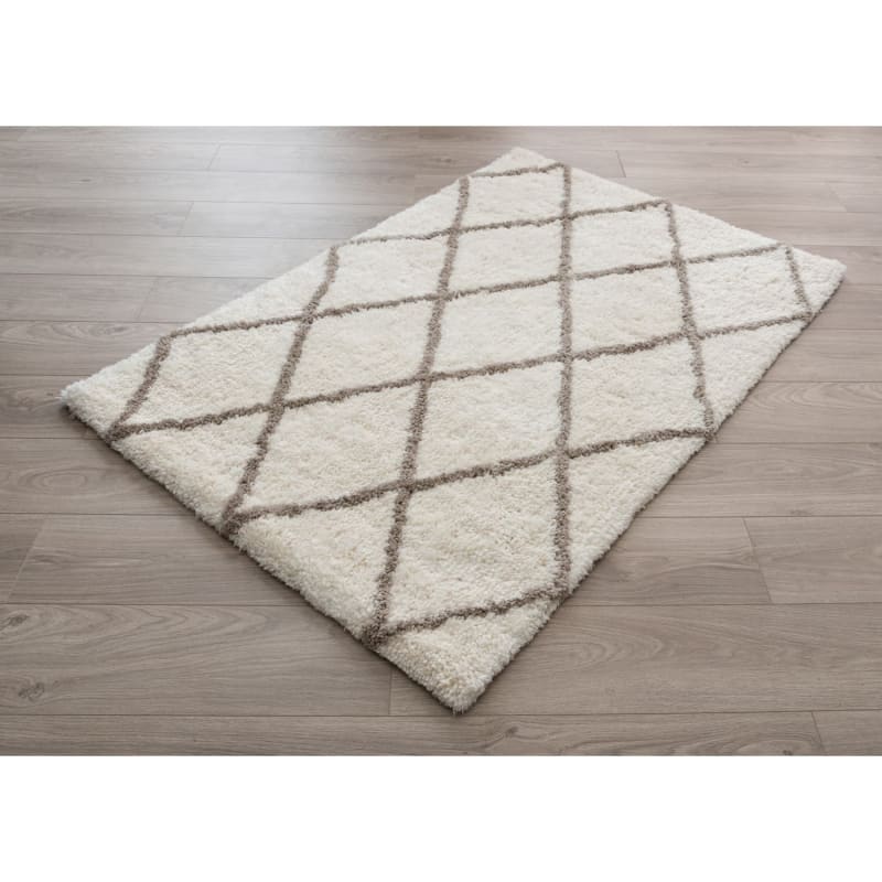 Home Collection Manhattan Rug 100 x 150cm - Cream | Rugs | B&M