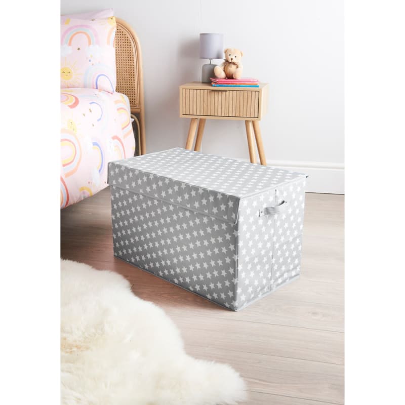 Simply Kids Large Collapsible Storage Box with Lid Storage Boxes B&M