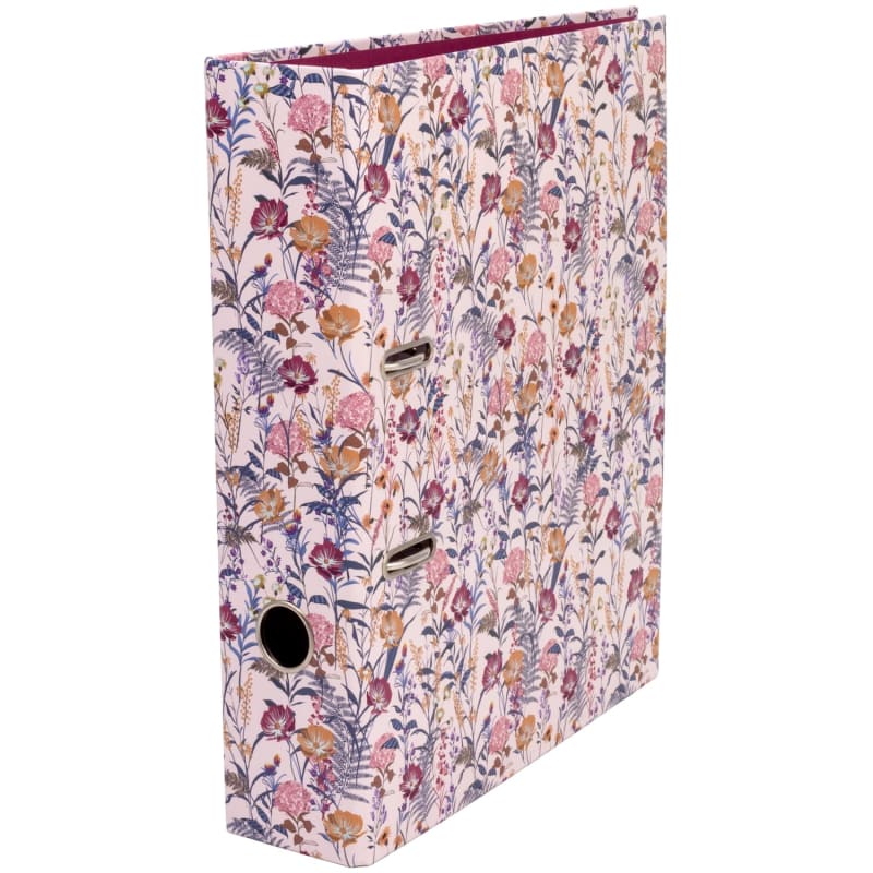 Pukka Bloom Lever Arch File Pink Filing B&M