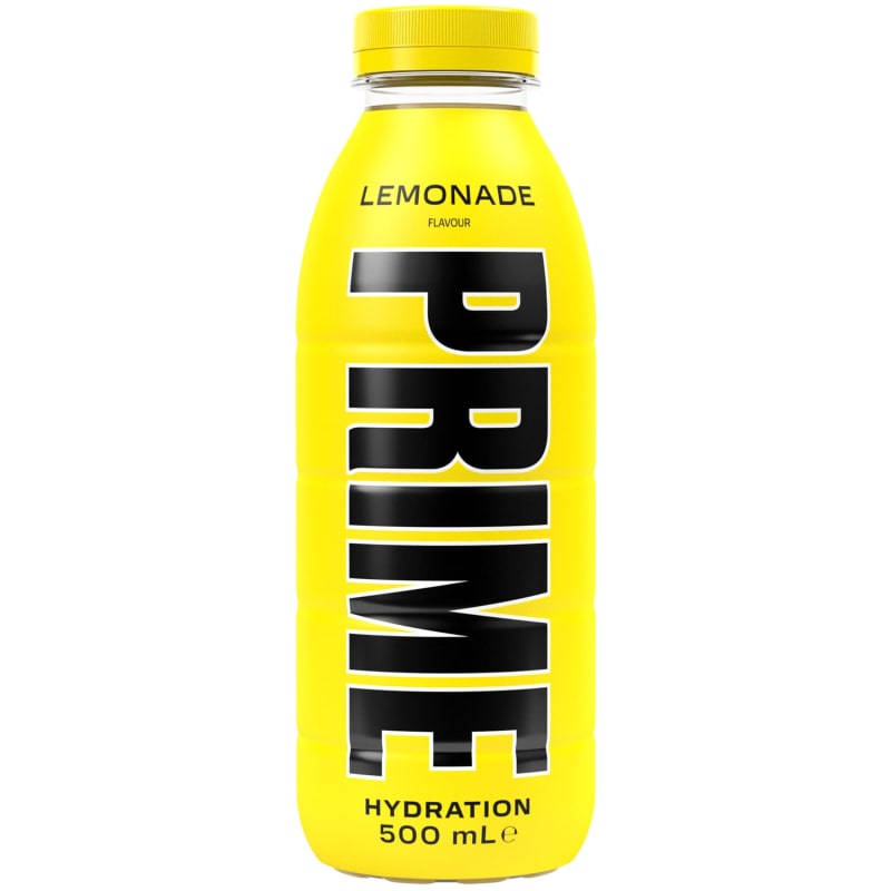 Prime Energy Drink 500ml Lemonade Energy Drinks B&M
