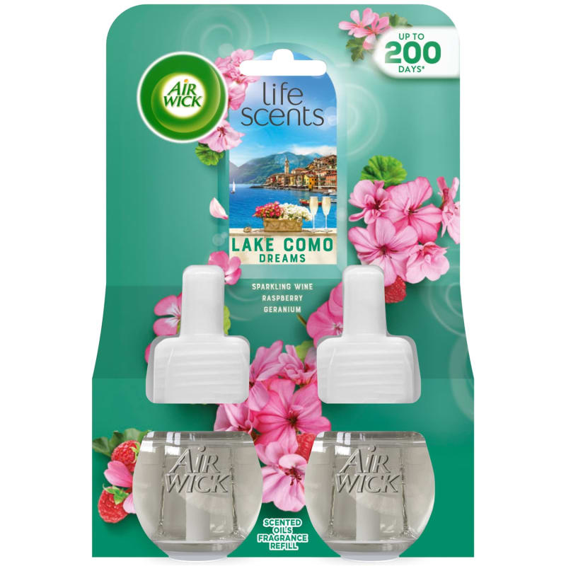 Air Wick Life Scents Electrical Twin Refill Lake Como Dreams Air
