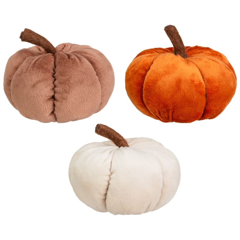 Small Fabric Pumpkin Orange Halloween Decorations B&M