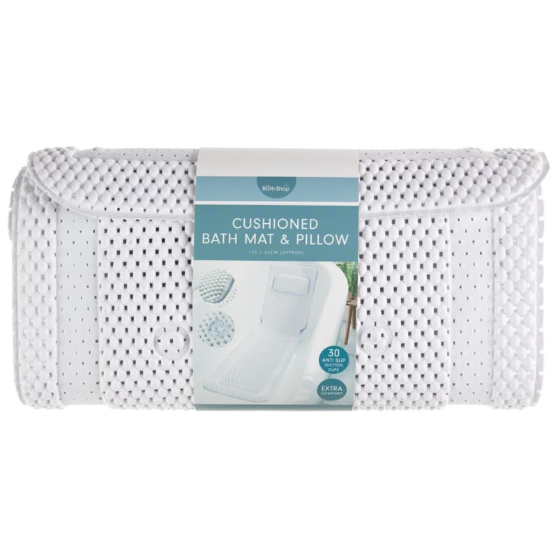 Cushioned Bath Mat & Pillow Bath Pillows B&M