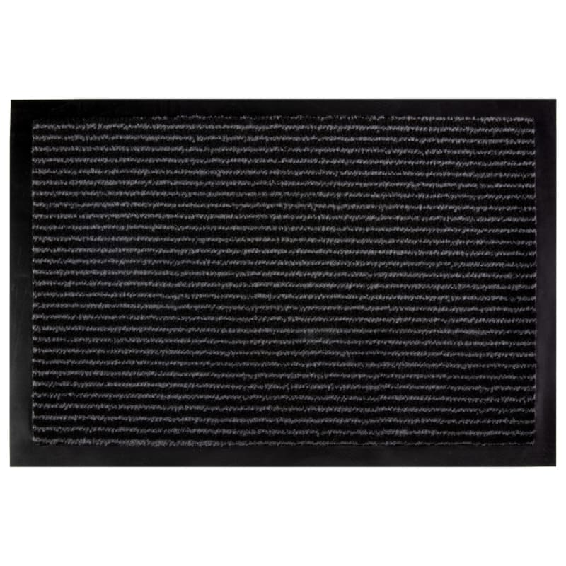 Washable Barrier Doormat Grey Doormats B&M