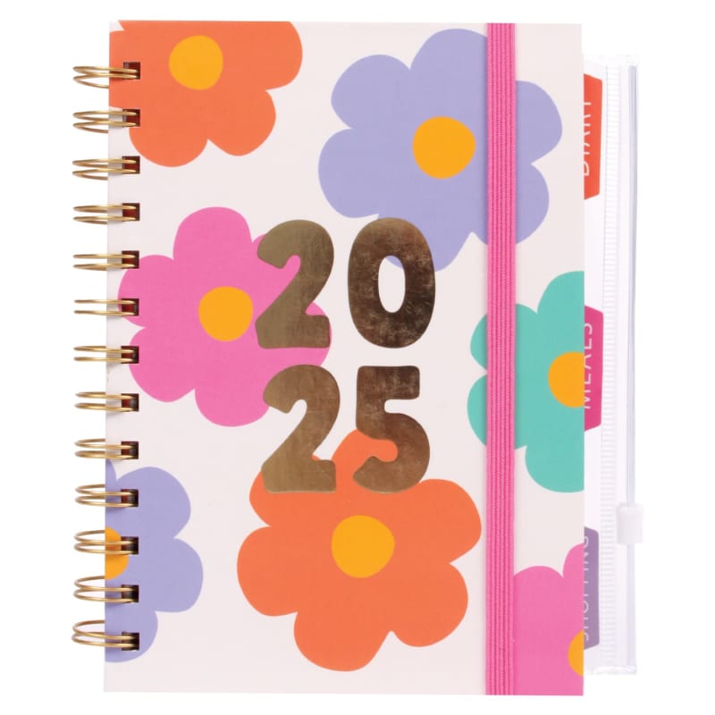 Organiser Diary 2025 - Daisies