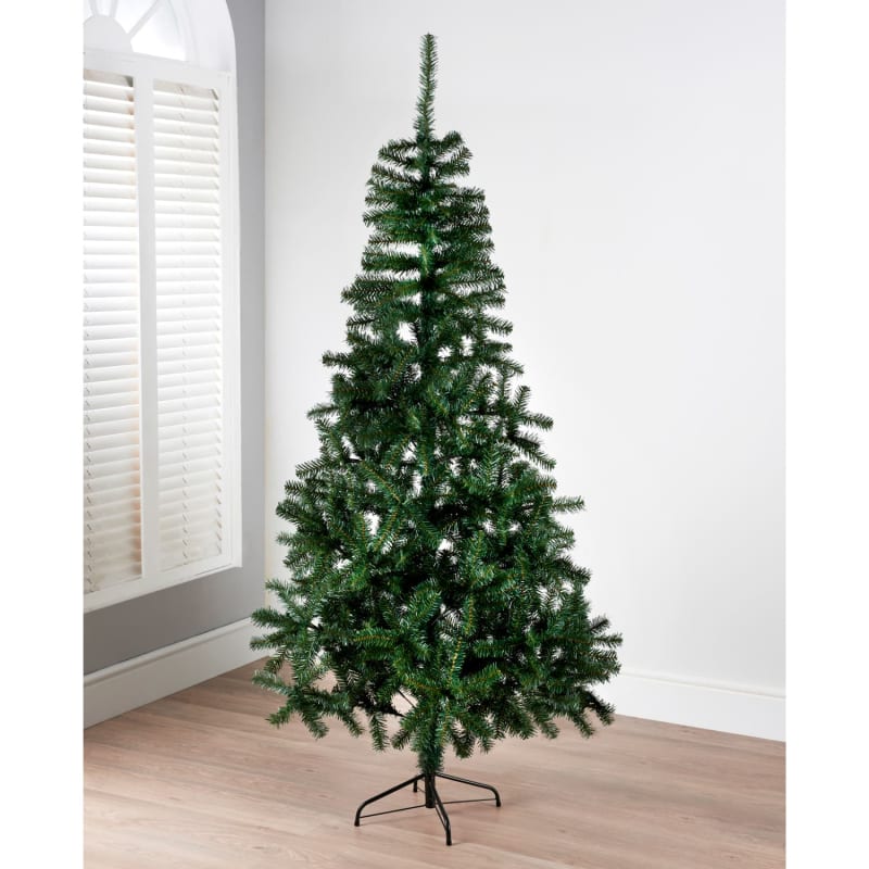 Green Christmas Tree 7ft Christmas Trees B&M Stores
